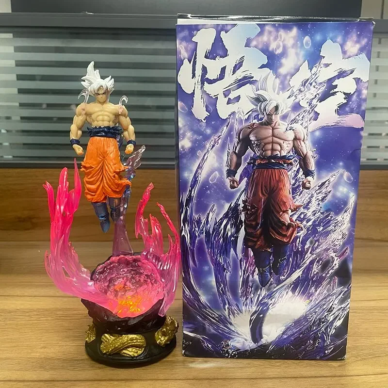 Dragon Ball Anime Figuur 25 cm Son Goku Ultra Instinct Super Saiyan Beeldje Standbeeld Pvc Standbeeld Model Ornament Collectie Speelgoed gift