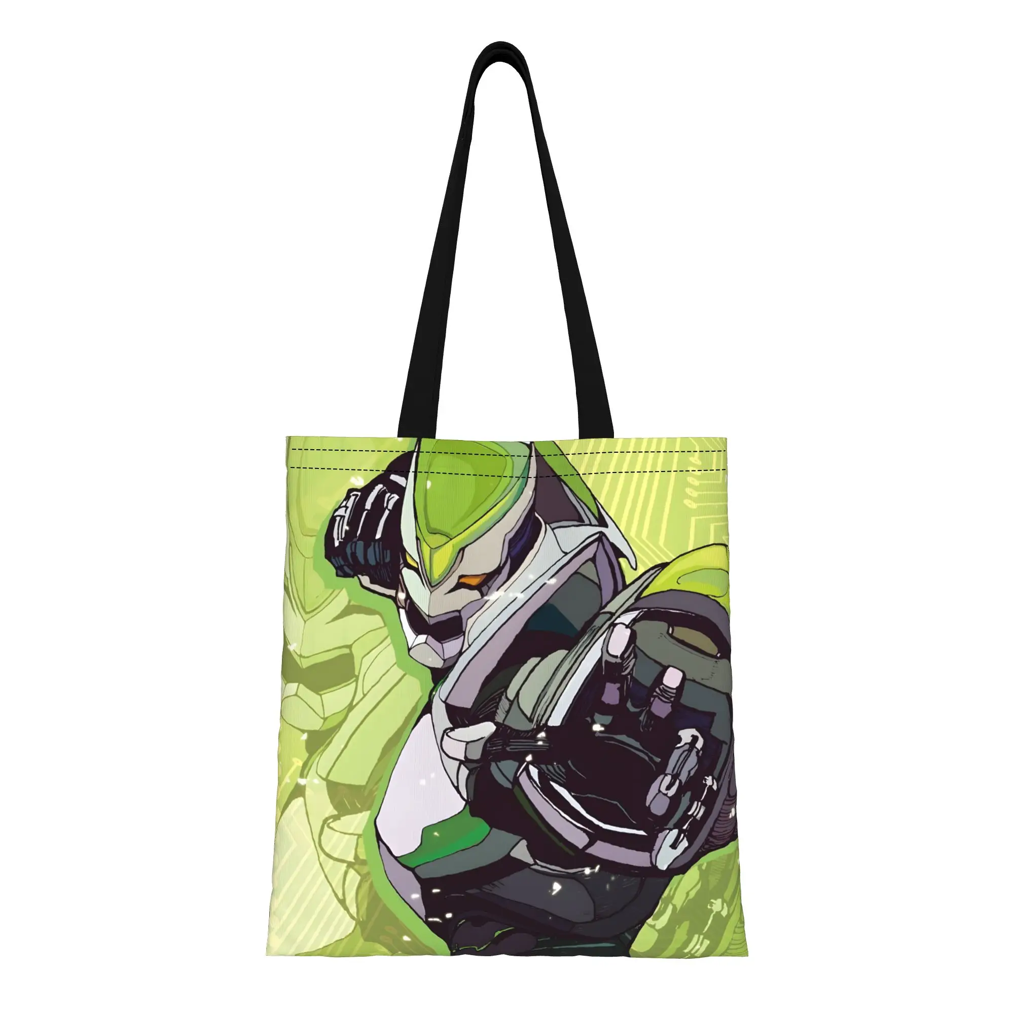 1PC Fighting Tiger Tiger and Bunny Canvas Tote Bag Perfect for Shopping & Personal Use Great Gift