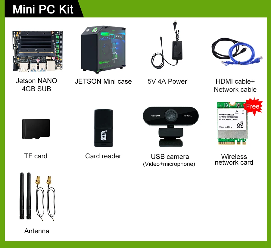 Jetson Nano 4GB KI-Entwickler-Kit für große Sprachmodelle zur Künstlichen Intelligenz-Programmierung, Deep Learning und ROS2 Robotik – Detail 6