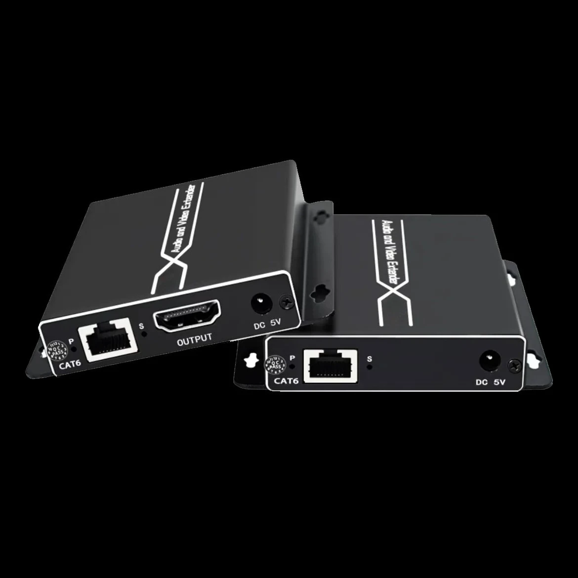 

150 Meter Cat5 Cat6 Transmitter Receiver H.265 4K HDM I IP Extender Support Looput IR