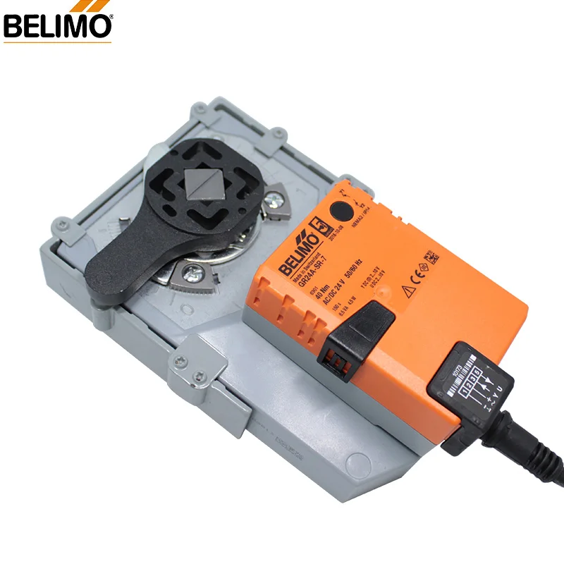 BELIMO 40Nm GR24A-SR-7 Modulating Rotary Actuator for Rotary Valves GR24A-SR-5 with Mounting Flange