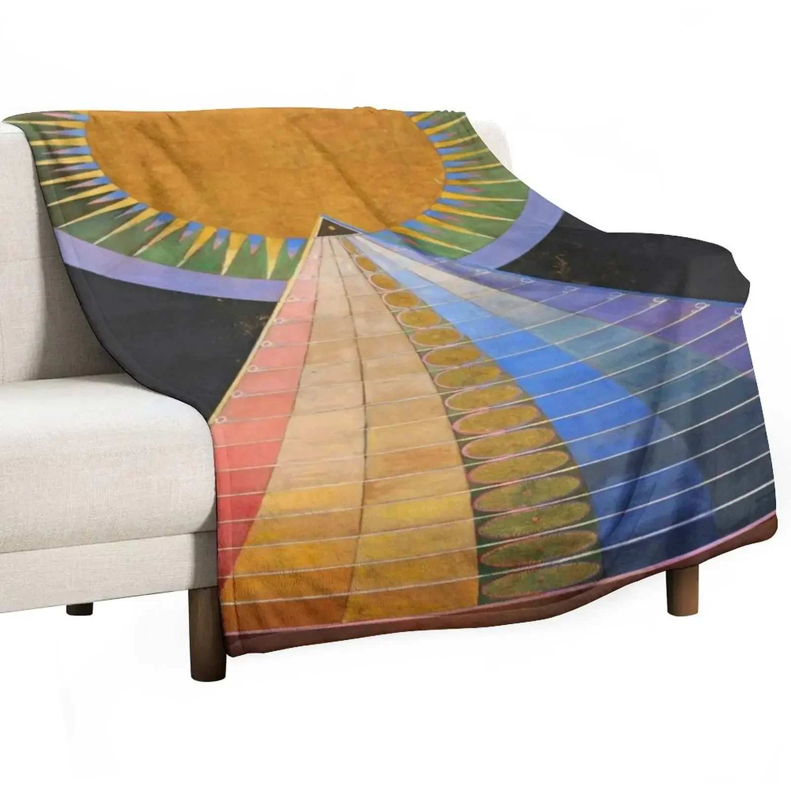 Hilma af Klint - Altarpiece Throw Blanket Personalized Gift Thins blankets and throws Blankets