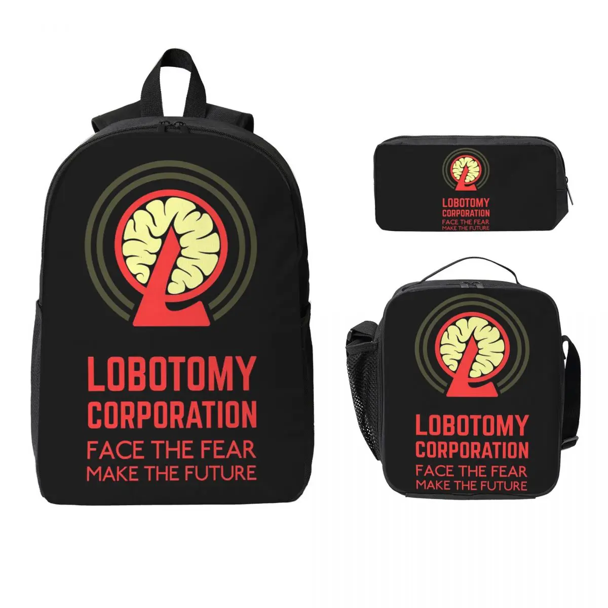 

Limbus Company Backpack Student BookBag School Bag Laptop Shoulder Bags 3ps Insulated Lunch Bag Pencil Case
