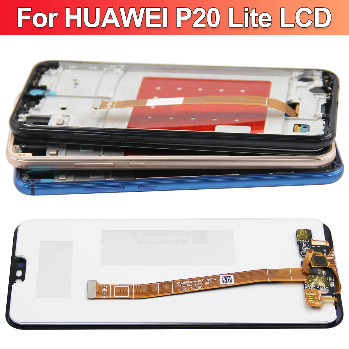 p20 lite Display For HUAWEI p20 lite ANE-LX1 LX2 LX Lcd Display