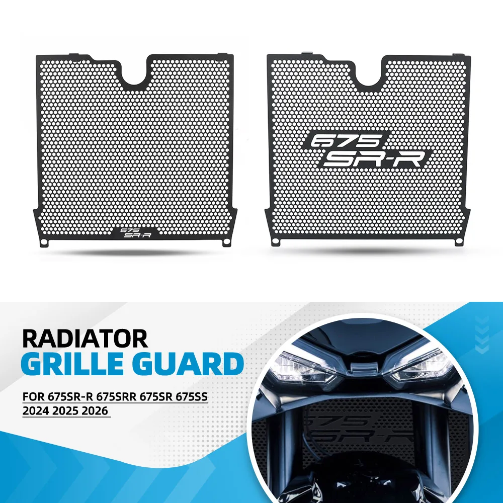 

2024 2025 2026 For CFMOTO CF MOTO 675SR-R 675SRR 675SR 675SS 675 SR SS SRR 675 Radiator Guard Protection Grille Cover Protector