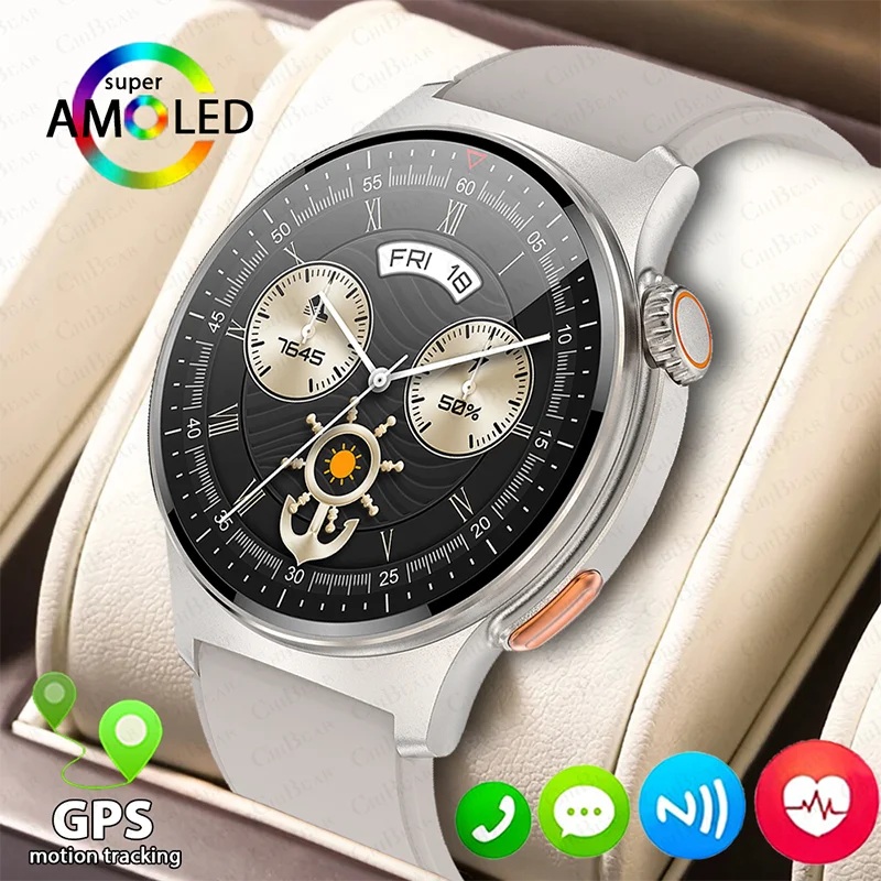 

GPS Tracking ECG PPG Men Smart Watch NFC Voice Assistant Pressure Monitor Fitness Tracker Watches Men Women Smartwatch For huwei