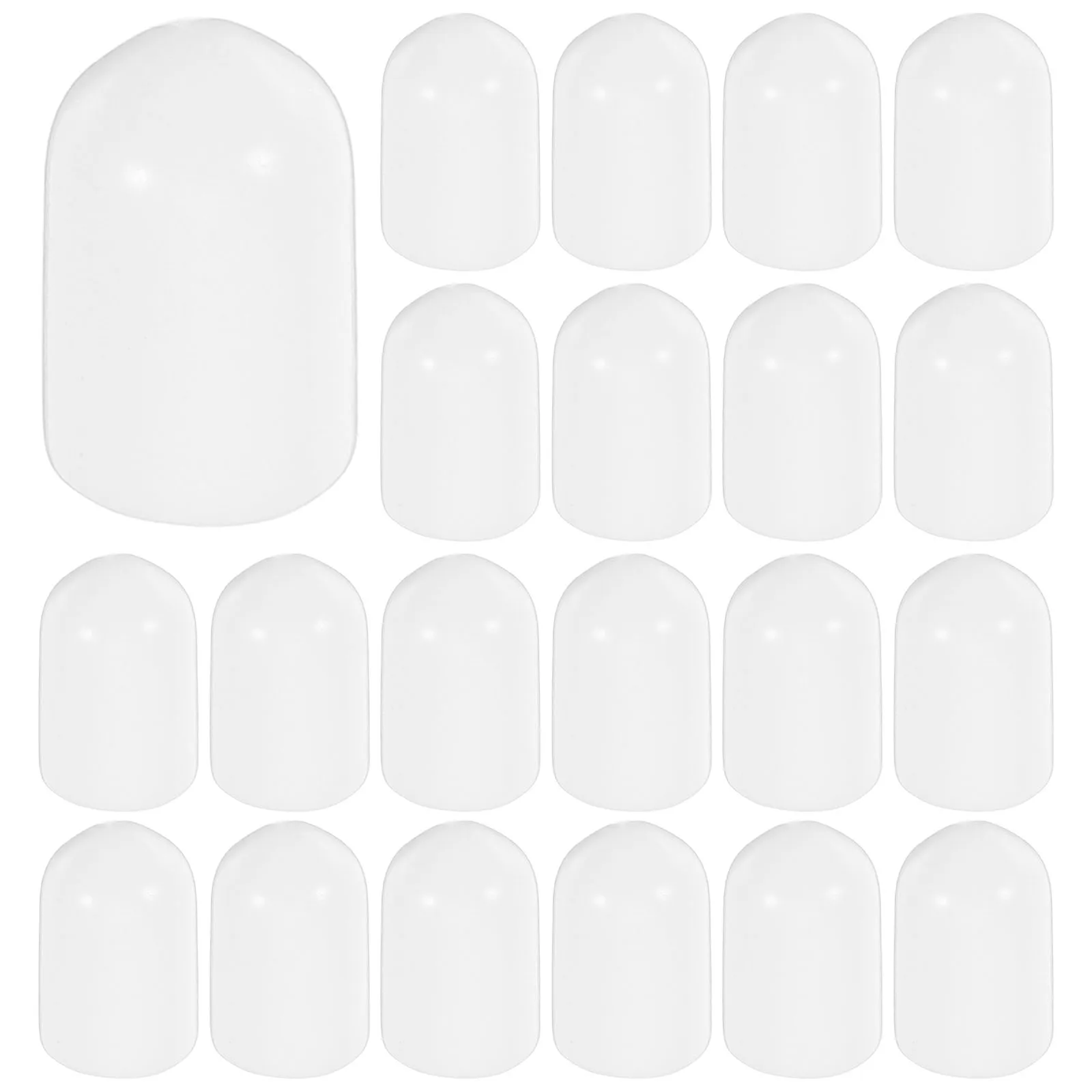 

100pcs Bolt Sleeve Screw Protector Caps PVC Plastic Thread Protectors Plastic Screw Caps Tubing End Covers Hardware