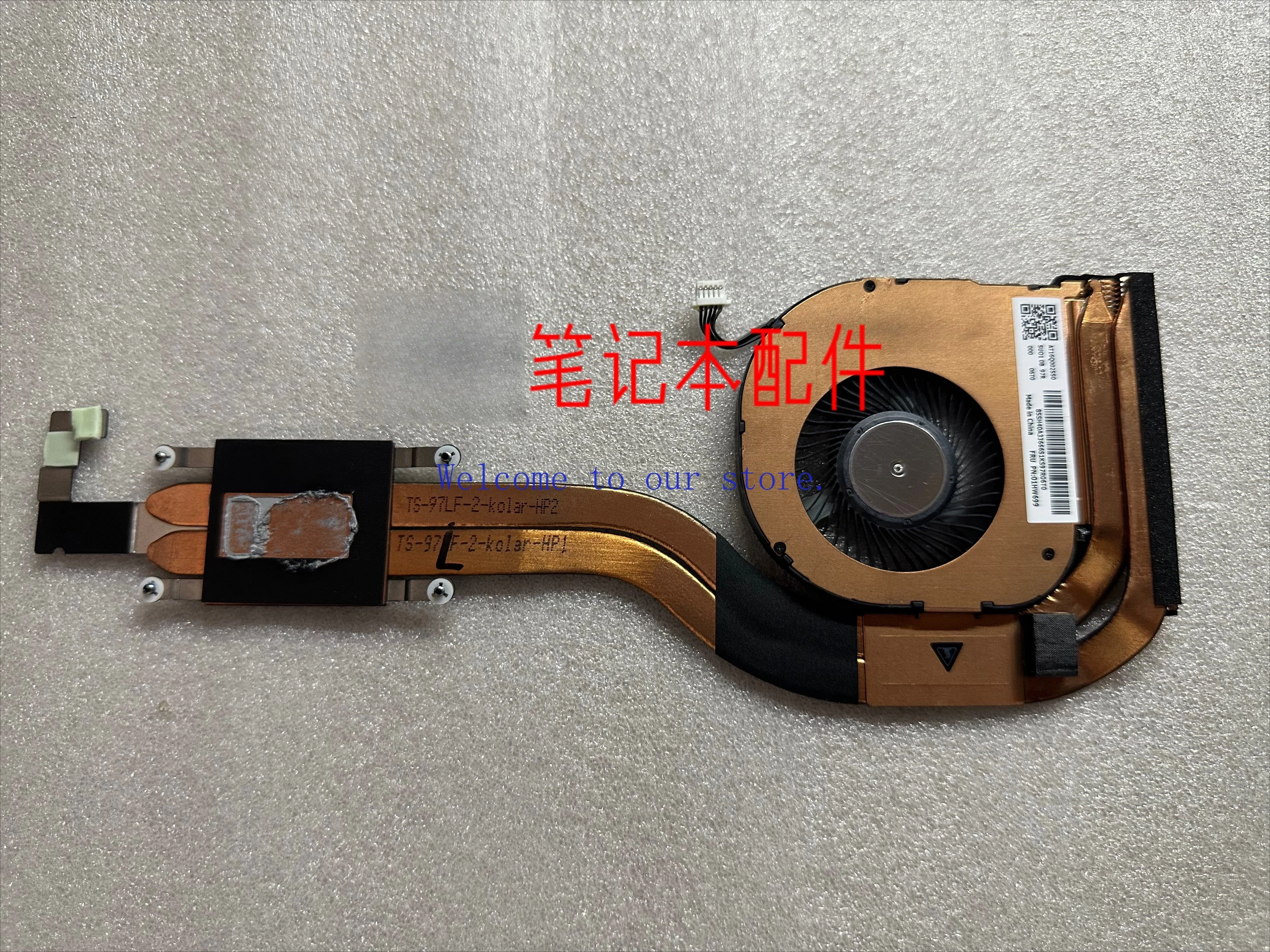 For Lenovo ThinkPad T480s CPU Cooling Fan Laptop Cooler Heat Pipe Module