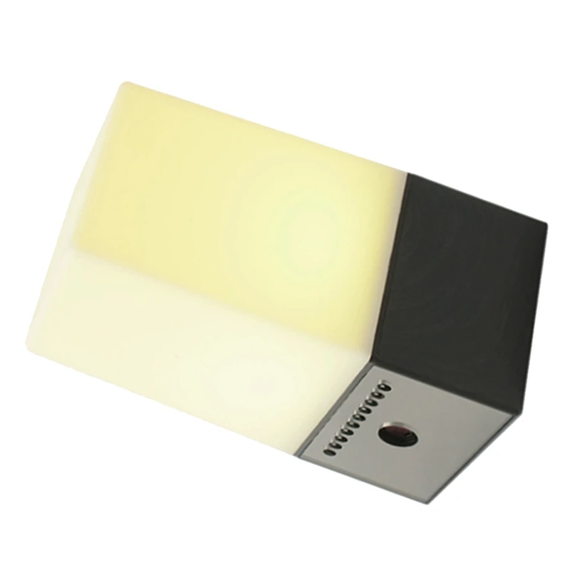 ABSQ-Mini Wireless Camera 4K HD Wifi Security Nanny พร้อม RGB Night Light 130 °   การตรวจจับการเคลื่อนไหวแบบไวด์วิสัยทัศน์แบบเรียลไทม์