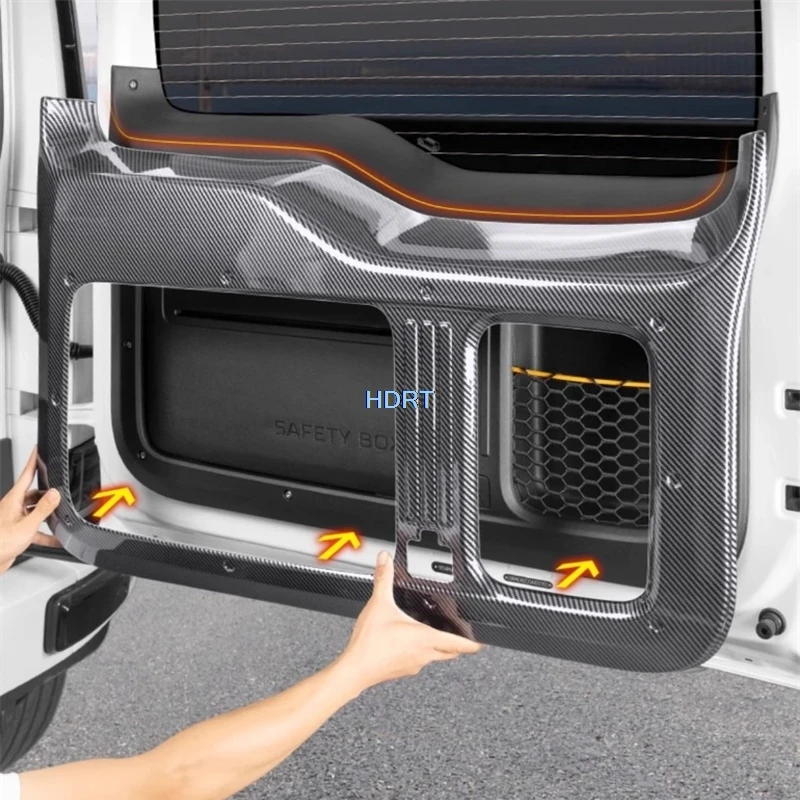 

Fit For Chery iCar V23/iCaur V23 2025 + Car Style Door Kick Plate Seat Side Anti Scratch Pad Rear Trunk Tail Boot Dust Proof Mat