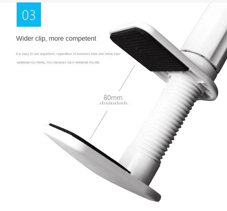 Handyhalterung, universelle Halterung für Smartphones, flexible Lazy Bracket, zum Aufstecken am Bett, Handyhalterung zum Aufstecken am Bett, zum Fernsehen am Bett – Detail 4