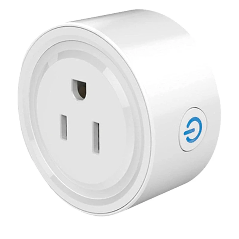 

NEW-Smart Plug Wireless Plug Work Smart Outlet Wifi Plug Remote Control For Cell Phone, No Hub Required,White,US Plug