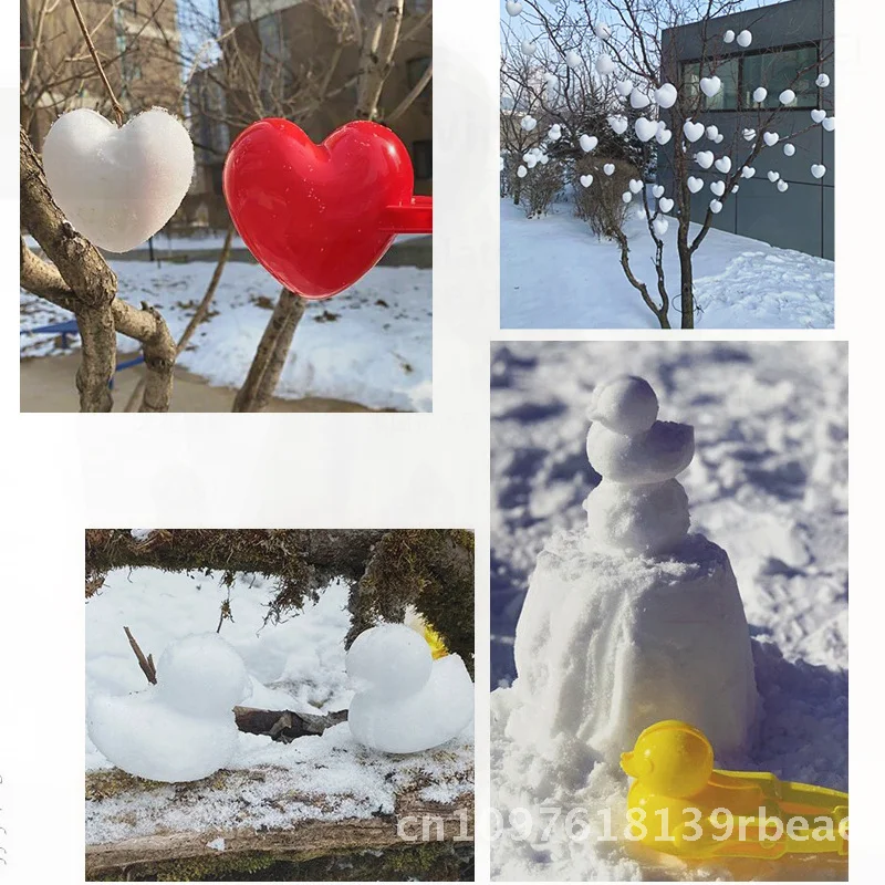 Brinquedo de luta de bola de neve das crianças inverno ao ar livre neve jogar conjunto de ferramentas de combinação de areia plástico divertido playset interativo para crianças 4-6