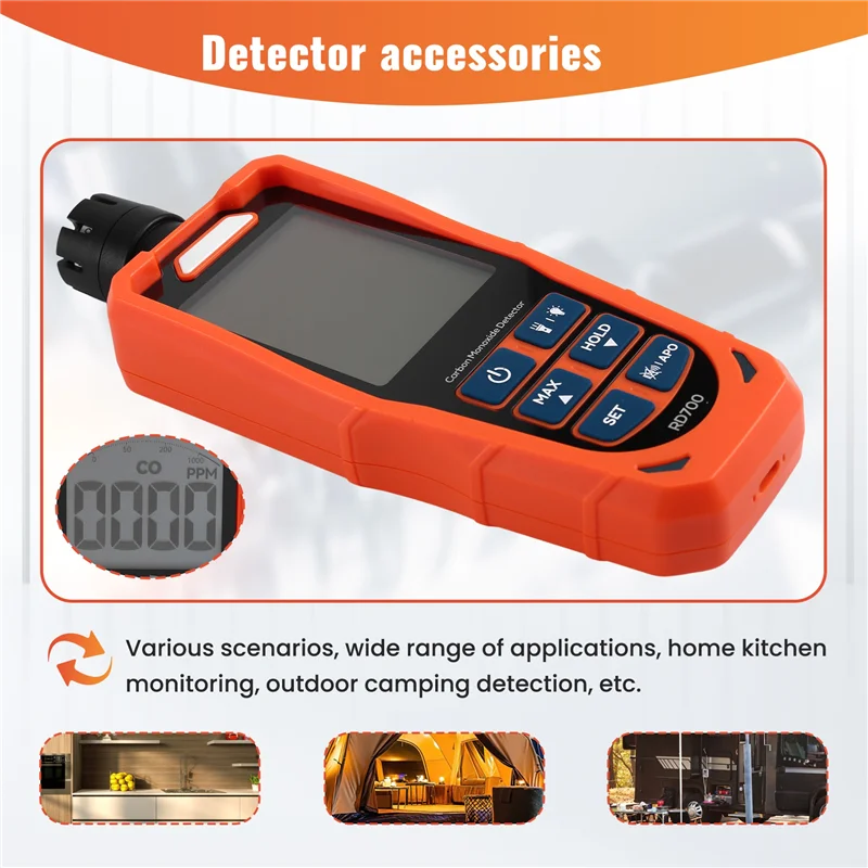 M16K-RD700 CO Meter Koolmonoxide Detector Met Hoge Precisie Sensor Professionele Gasanalysator Luchtkwaliteit Testapparaat Tes