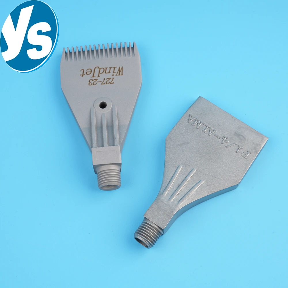 727 Stainless Steel Wind Jet Air Nozzle 1/4 Inch Industrial Water Spraying Air Blowing Dust Removing Cleaning Nozzle