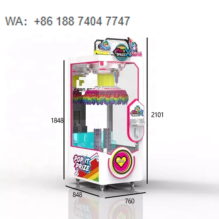 Banana Land Coin-Operated Prize & Gift Vending Machine Automatic Card Clip Snack Machine