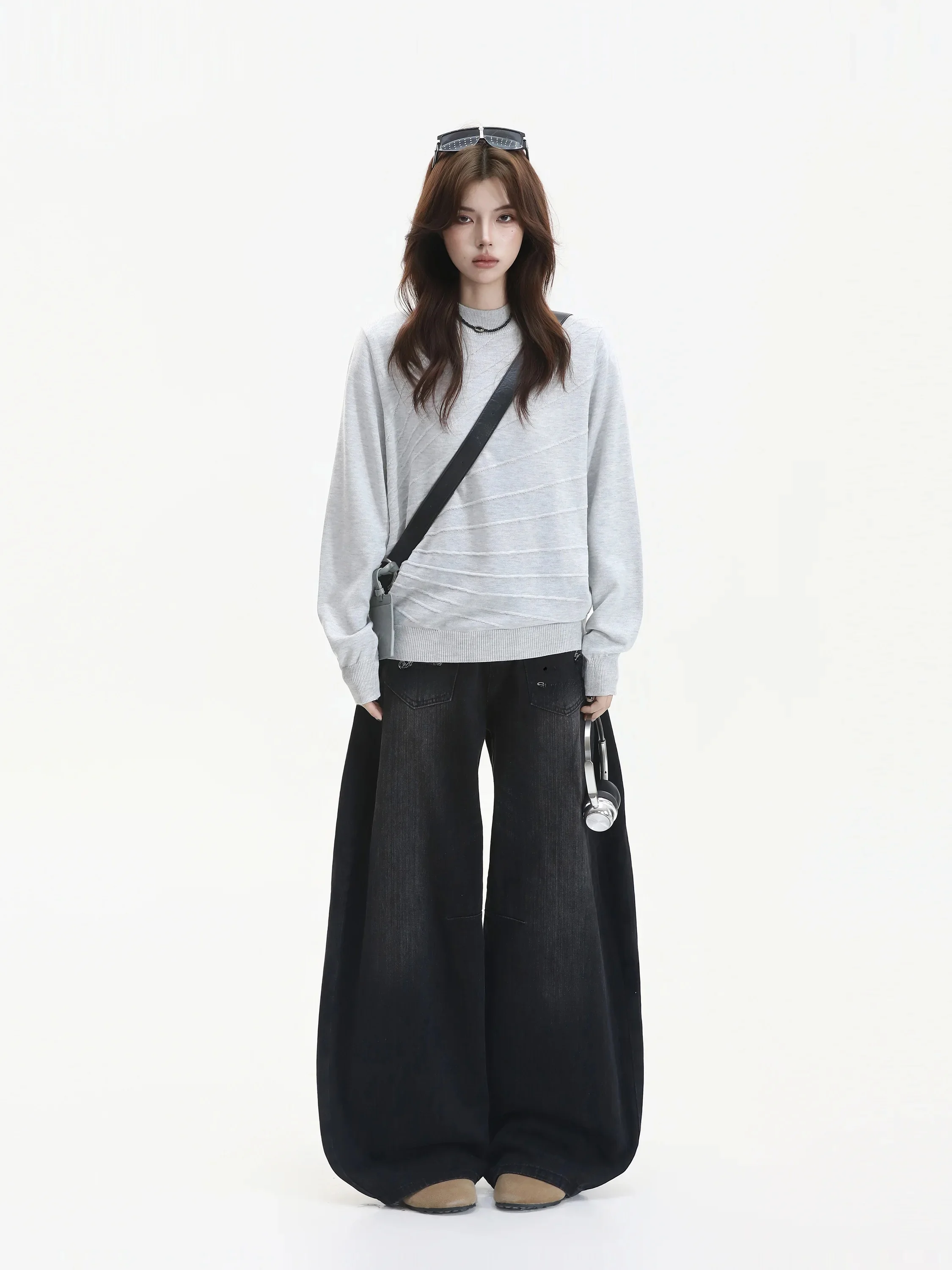เสื้อสเวตเตอร์ถักลายทางวินเทจ - Vintage Fashion Old Money บทวิจารณ์และราคา