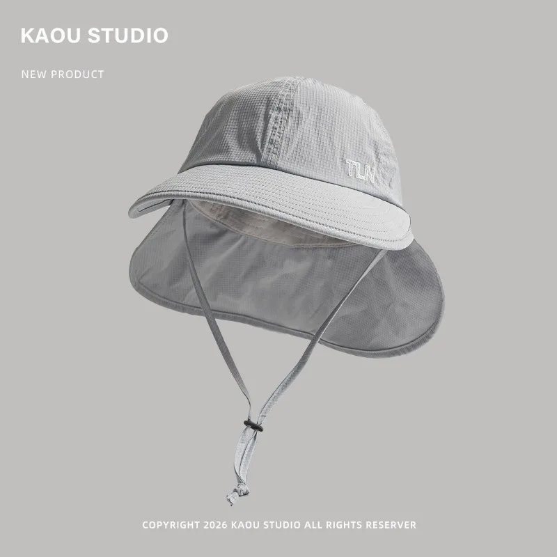 

Japanese Neck Guard Sunscreen Bucket Hat for Men and Women Summer Large Brim Foldable Outdoor Shade Cycling Fishing Camping Cap