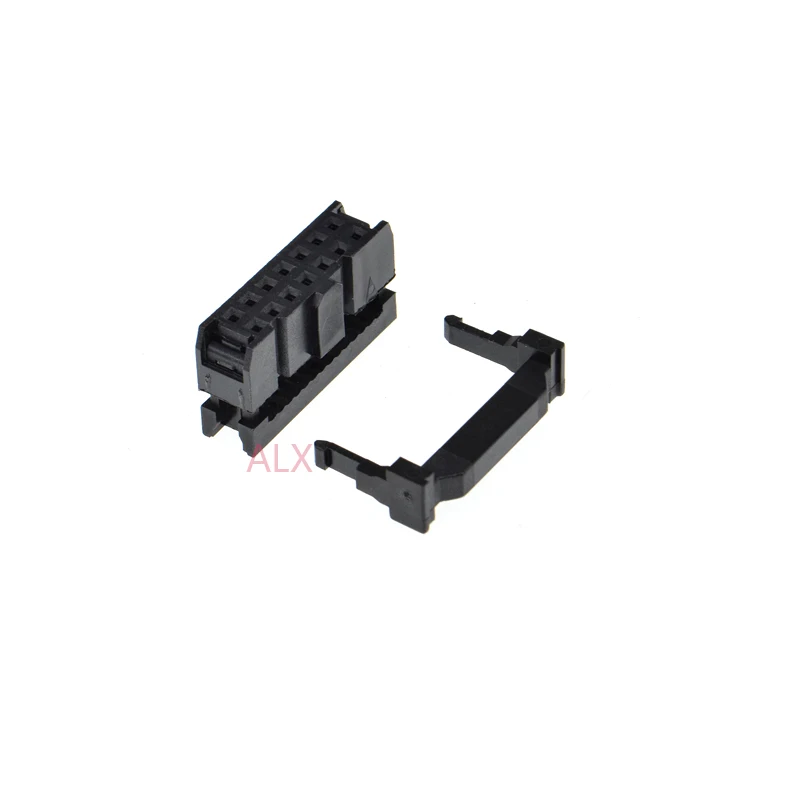 10PCS FC-14p IDC SOCKET pitch 2.54MM JTAG ISP PLUG CONNECTOR DOUBLE ROW FEMALE 2x7PIN 14PIN 14P FOR IDC BOX HEADER for cable