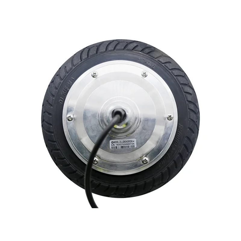 

Programmable AGV 8inch 36V 250W 150kg load double shaft brushless wheel dc bldc gear hub servo motor with 4 ratio reducer