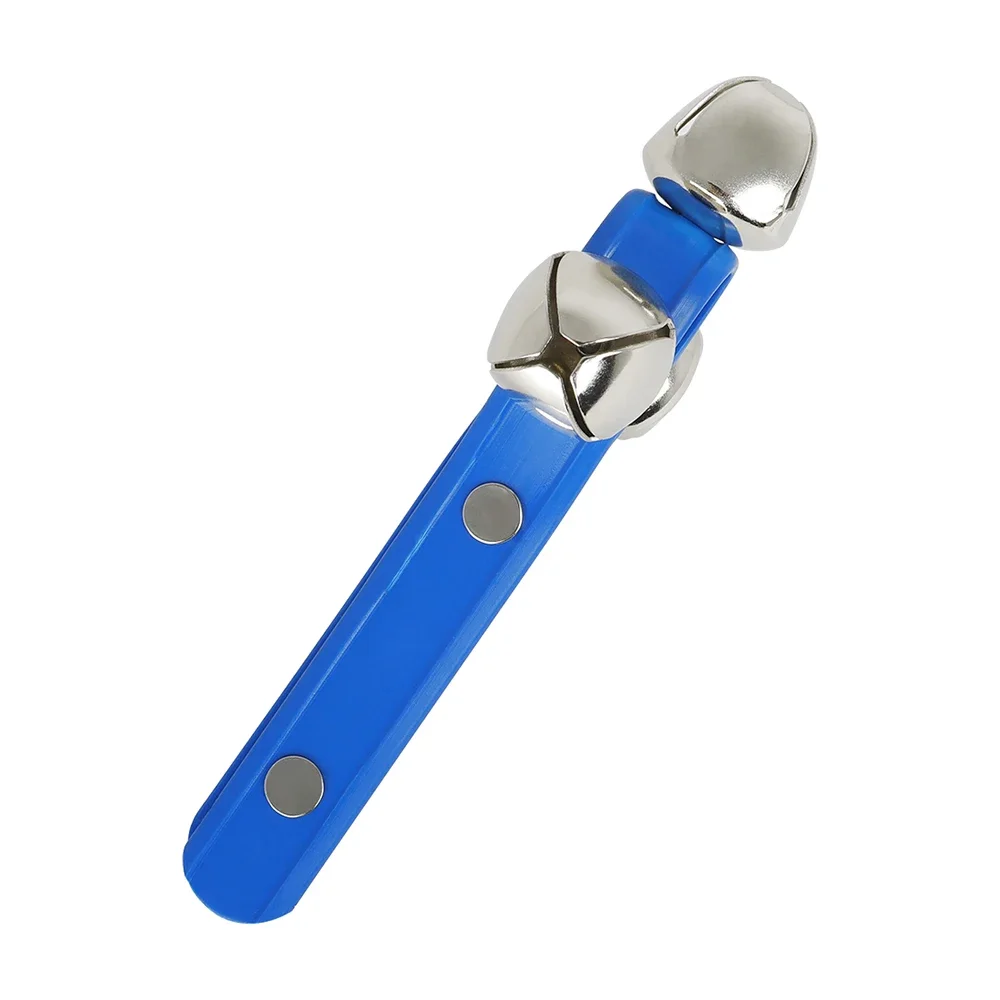 Orff Hand Held Rattle Bell Tambourine ABS Plastic Handbell Percussion Musical Instrument Musical Toy KTV Party Shaker Game