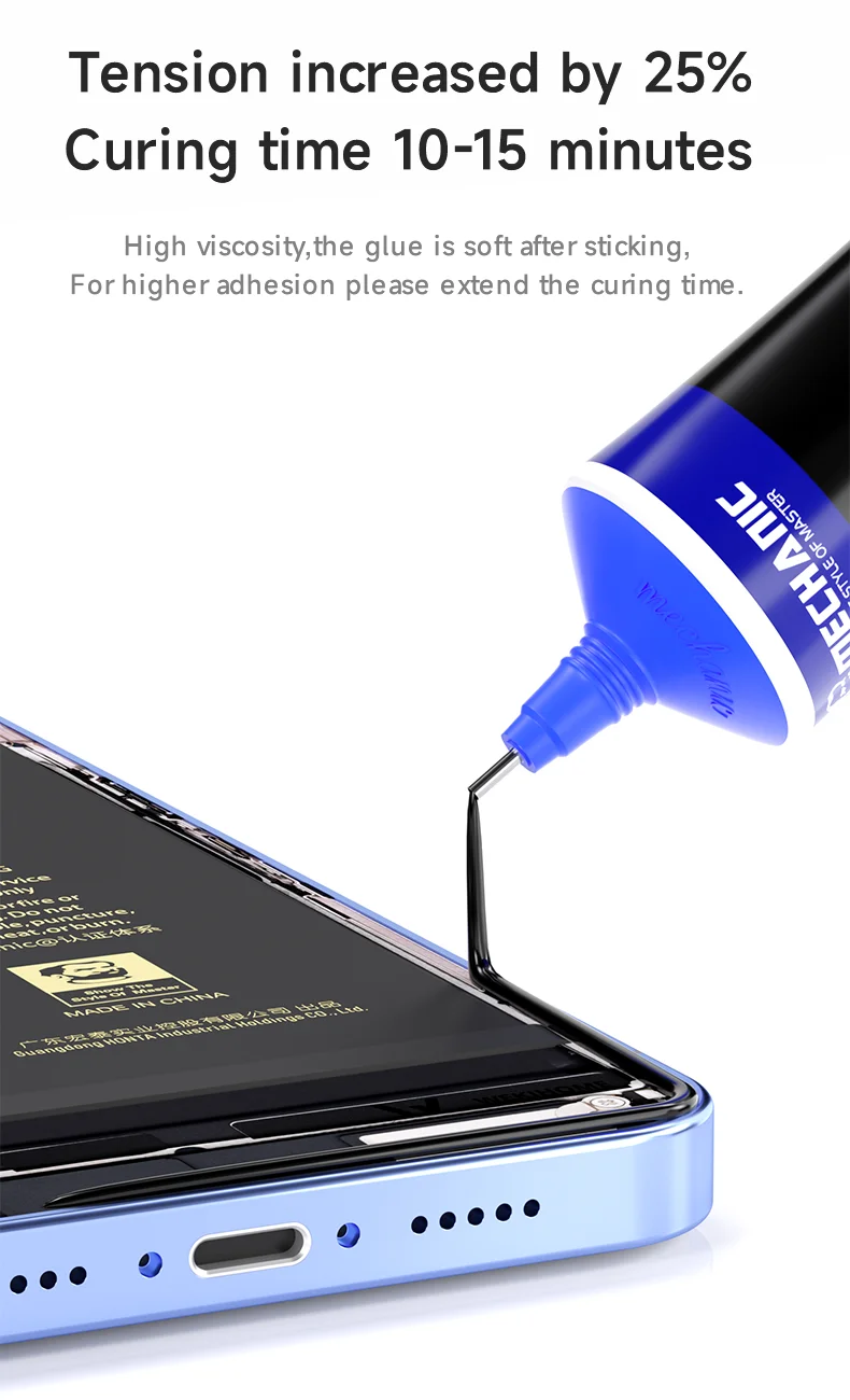 Remplacement et réparation d'écran mécanique R7, réparation ignifuge de téléphone portable, réparation de l'adhésif, déformation et Peeling de la colle