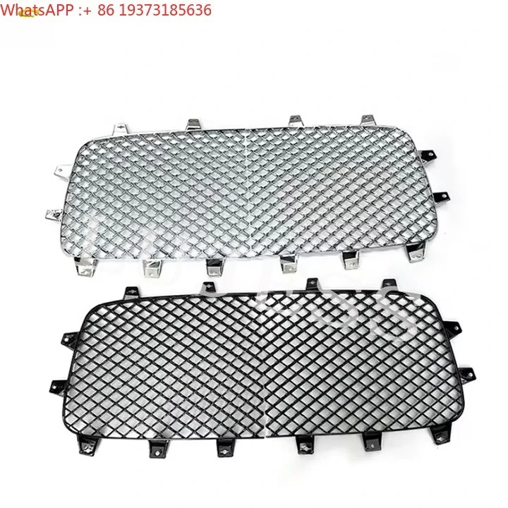 For Black or Chrome Front Radiator Car Grille Meshes for Bentley Continental GT GTC 2013-2017 3W3853683 3W3853684