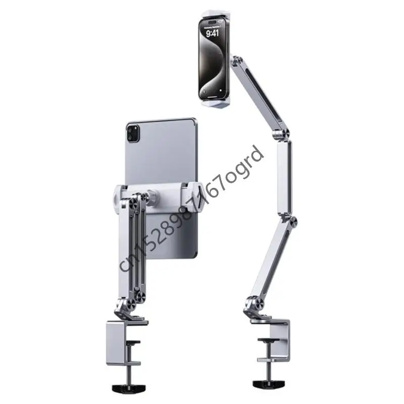 

Tablet Holder for Bed Adjustable Tablet Phone Bed Stand Mount 360 Degree Rotatable Foldable Aluminum Arm Holder 634A