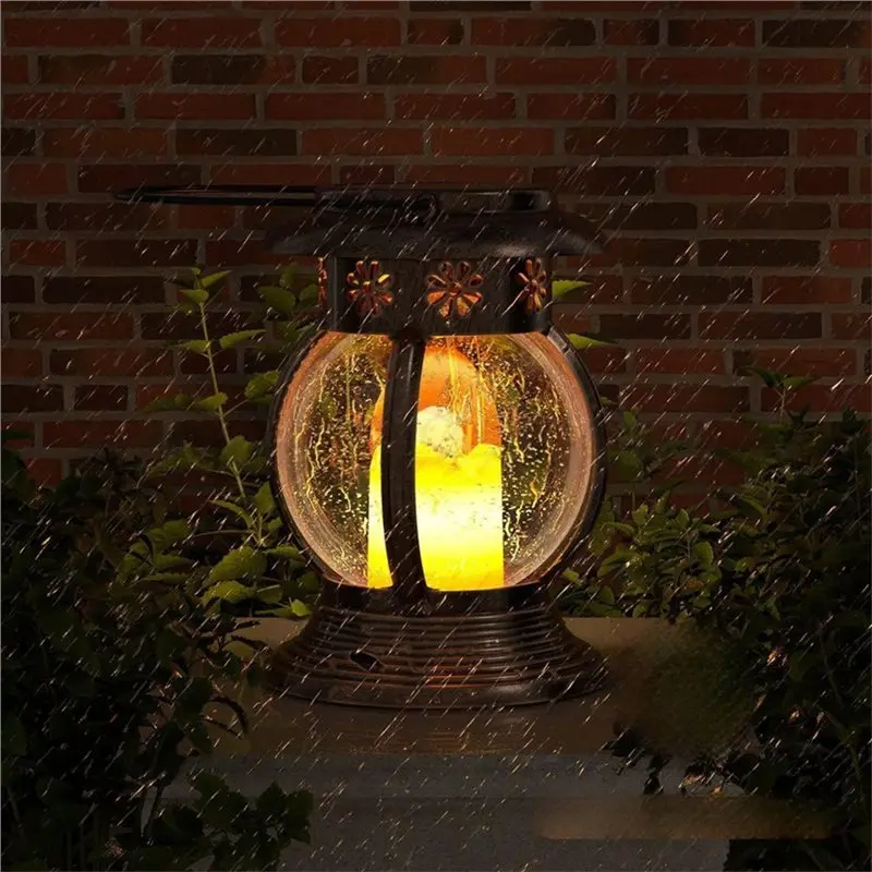2025 Trend IP44 Rated Outdoor Solar Lanterns 2PCS Hanging Light For Table Lamps For Patio Yard Garden And Pathway Decoration Ill
