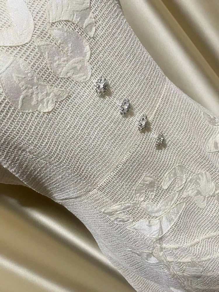 Elegant เย็บปักถักร้อย Splicing ชุดเดรสสายฤดูใบไม้ผลิผู้หญิงแขนกุด O คอชุดมินิฤดูร้อนเอวสูงซิปหลวมชุดสั้น