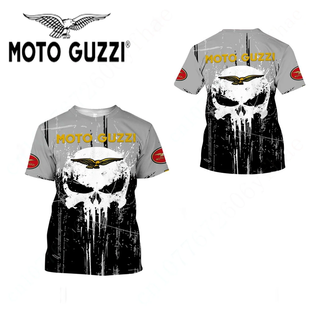 

Moto Guzzi Casual T Shirt For Men Women Anime T-shirts Unisex Clothing Harajuku Oversized T-shirt Quick Drying Short Sleeve Top