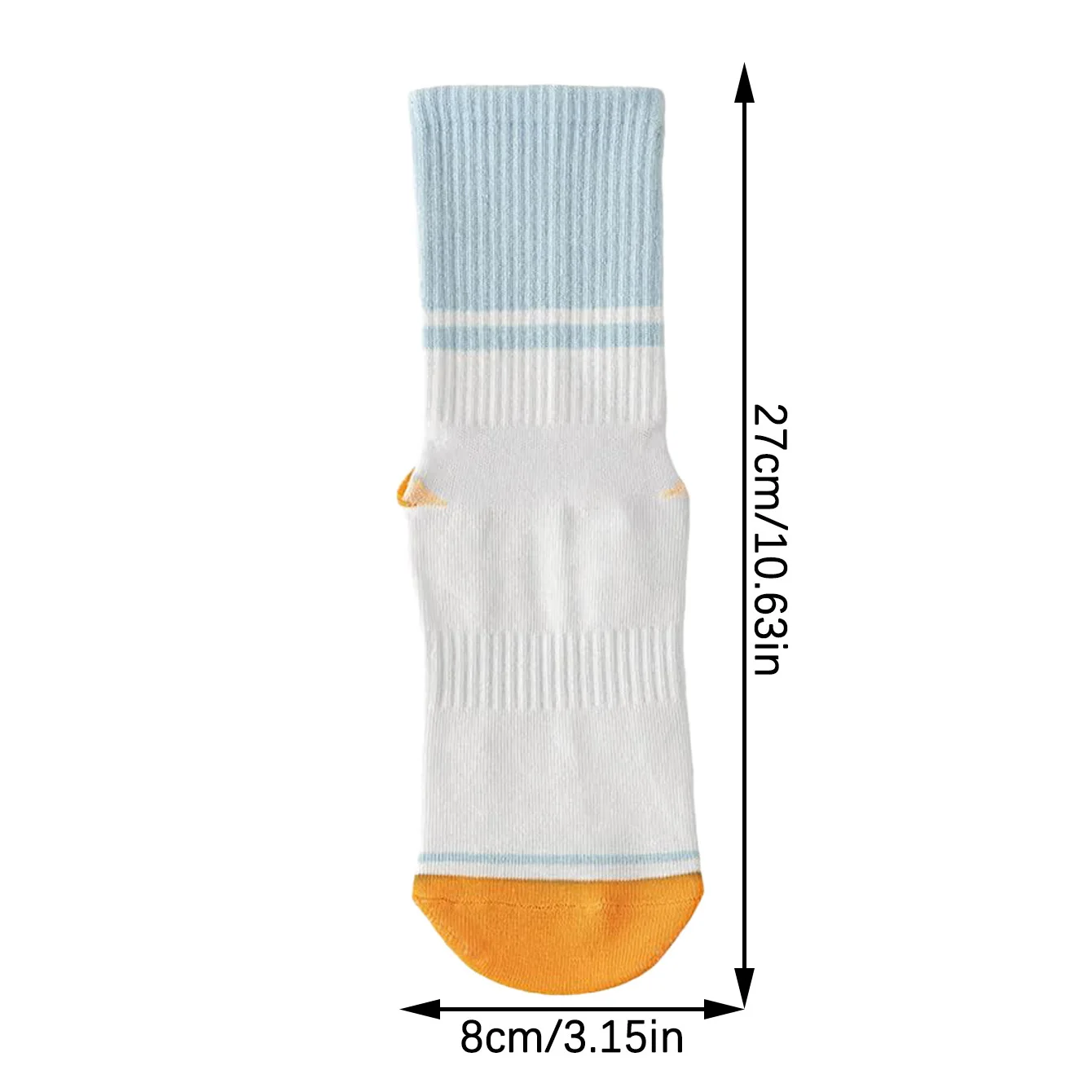2pairs Non-Slip Grip Sock Slipper Indoor Summer Silicone anti-slip Yoga Breathable Women mid-calf Gym Room Sliding 2W92