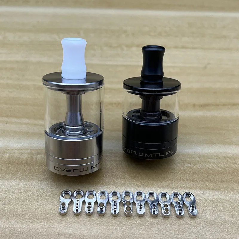 Dvarw MTL FL 24 rta Tank 24mm 316ss رذاذ واحد قابل لإعادة البناء مع 11 قطعة إدراج AFC