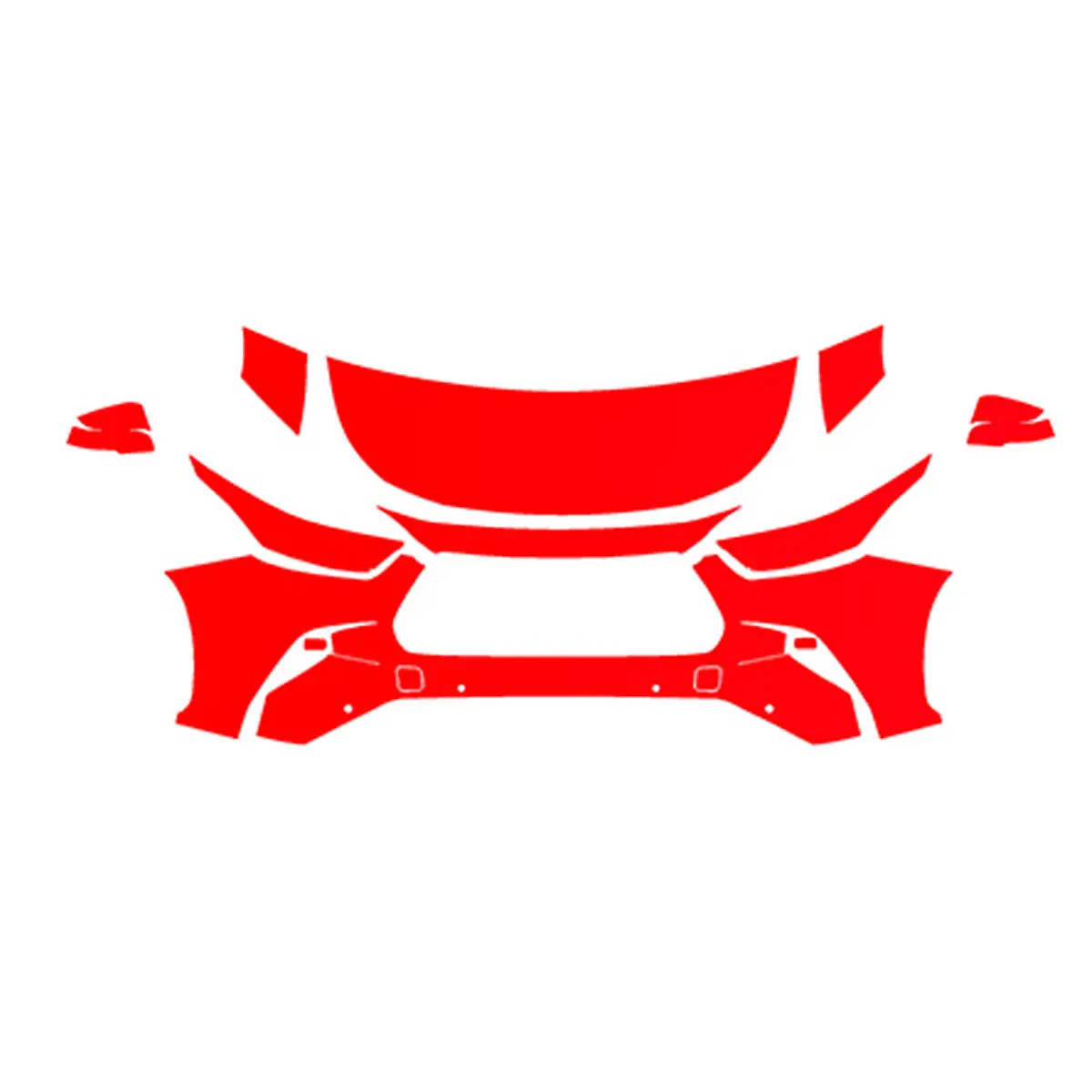 

Для Toyota Highlander 2020-2025 прозрачный бюстгальтер с защитой краски PPF