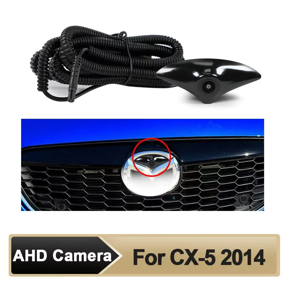 

HD Car Front View OEM Camera Night Vision Fisheye Wide Angle 150°Camera for Mazda 2014 CX-5 Parking Surveillance