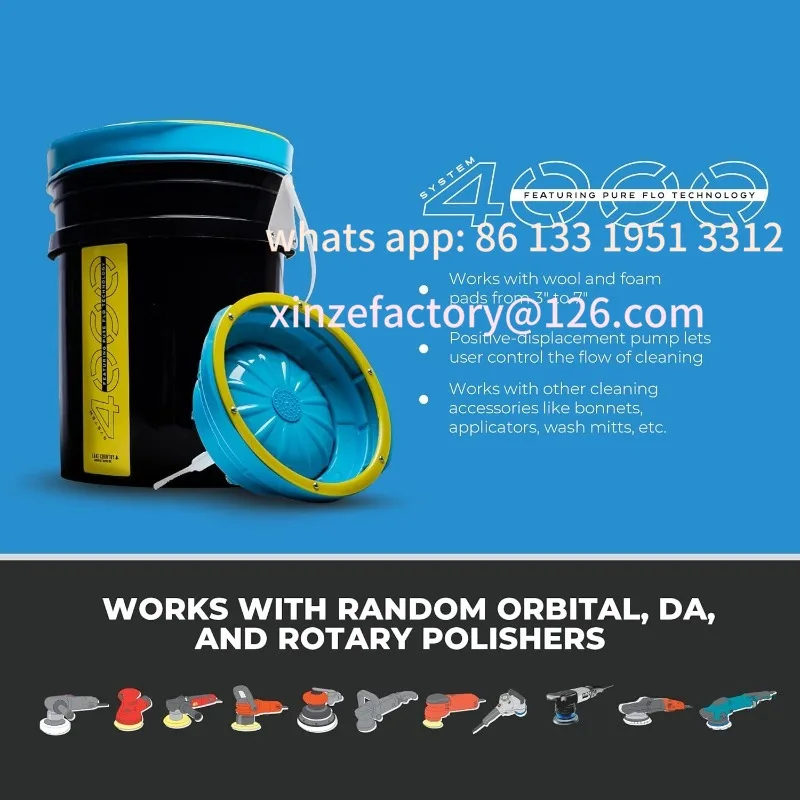 Kép 5: Customizable polírozó Kárpitoz Csavaralátét  takarító Csöbör Rendszer w/controlled Csillogás & cserélhető Ágytál