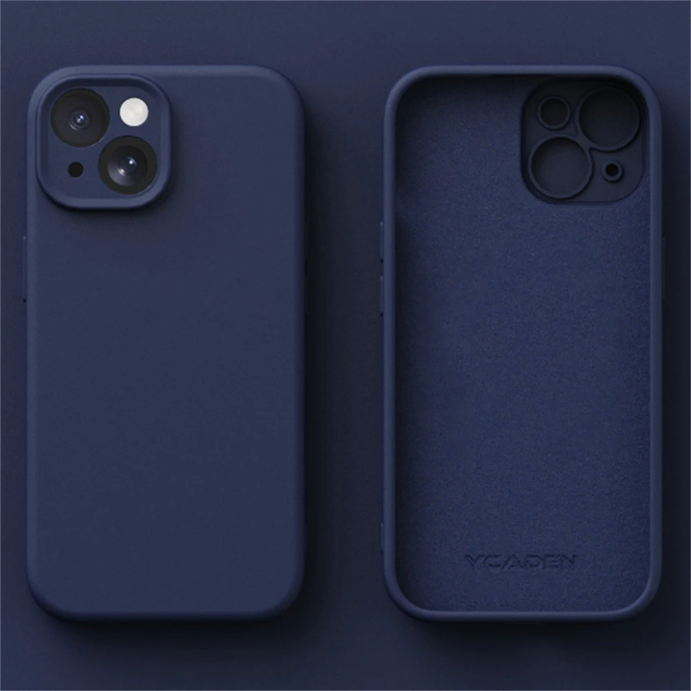 For iphone 15 14 13 12 11 Pro ProMax 14 15 PLus Lens Protect color Cover Sale High quality Original Liquid tpu Silicone Case