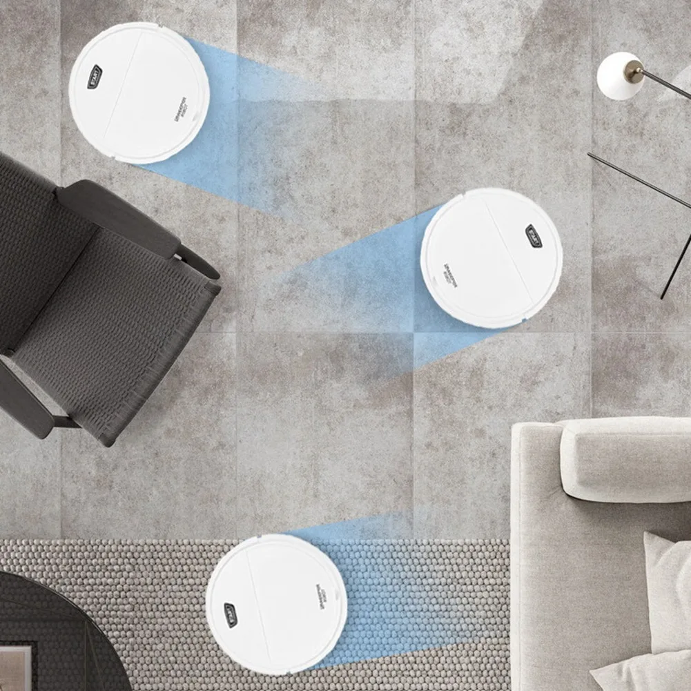 مكنسة كهربائية روبوت 3 في 1 ، مكنسة كهربائية روبوت ، توجيه ذكي ، لشعر الحيوانات الأليفة والأرضية الصلبة والسجاد