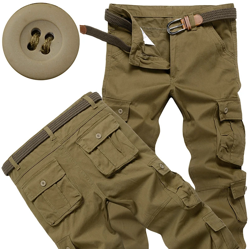 

2026 Men's Tactical Pants Casual Cargo Pants Outdoor Sports Work Trousers High Quality Joggers Hiking Pants Korean Sweatpants