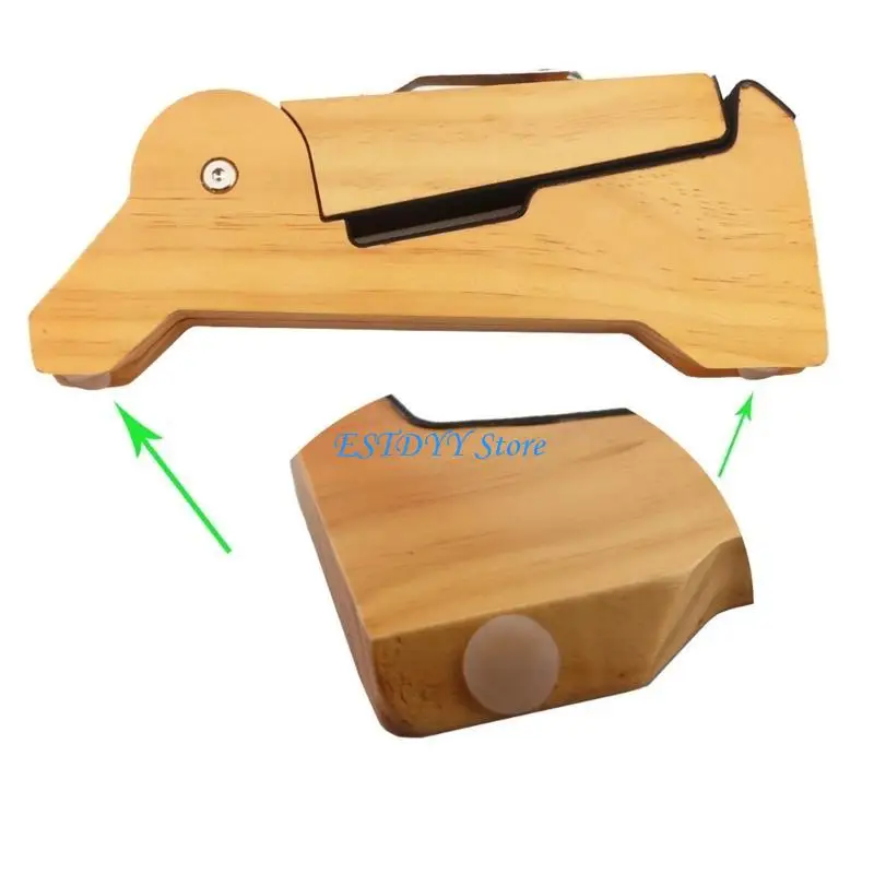 

G6DE Portable A-Frames Stand Wooden Guitar Stand A-Frames String Instrument Holder