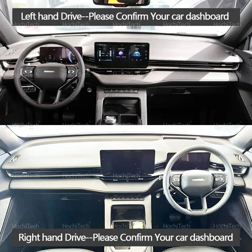 Imagen 2 del producto Cubierta antideslizante para salpicadero, almohadilla protectora, accesorios para coche, alfombra parasol para HAVAL H6 GT PHEV H6S 2021 2022 2023 2024