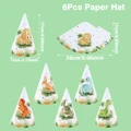 6pcs paper hat