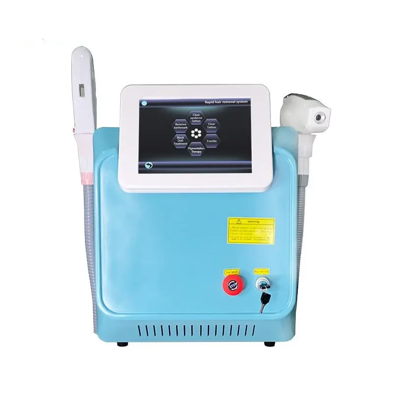 Multifunctional 3 in 1 360 Magneto NDYAG 532nm 1064nm 1032nm OPT SR+IPL Hair&Tattoo Removal RF Skin Rejuvenation Beauty Machine