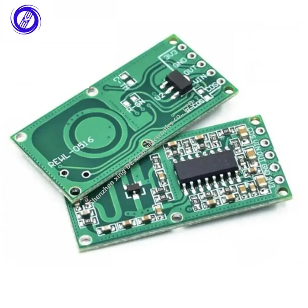 10PCS RCWL-0516 microwave radar sensor module Human body induction switch module Intelligent sensor