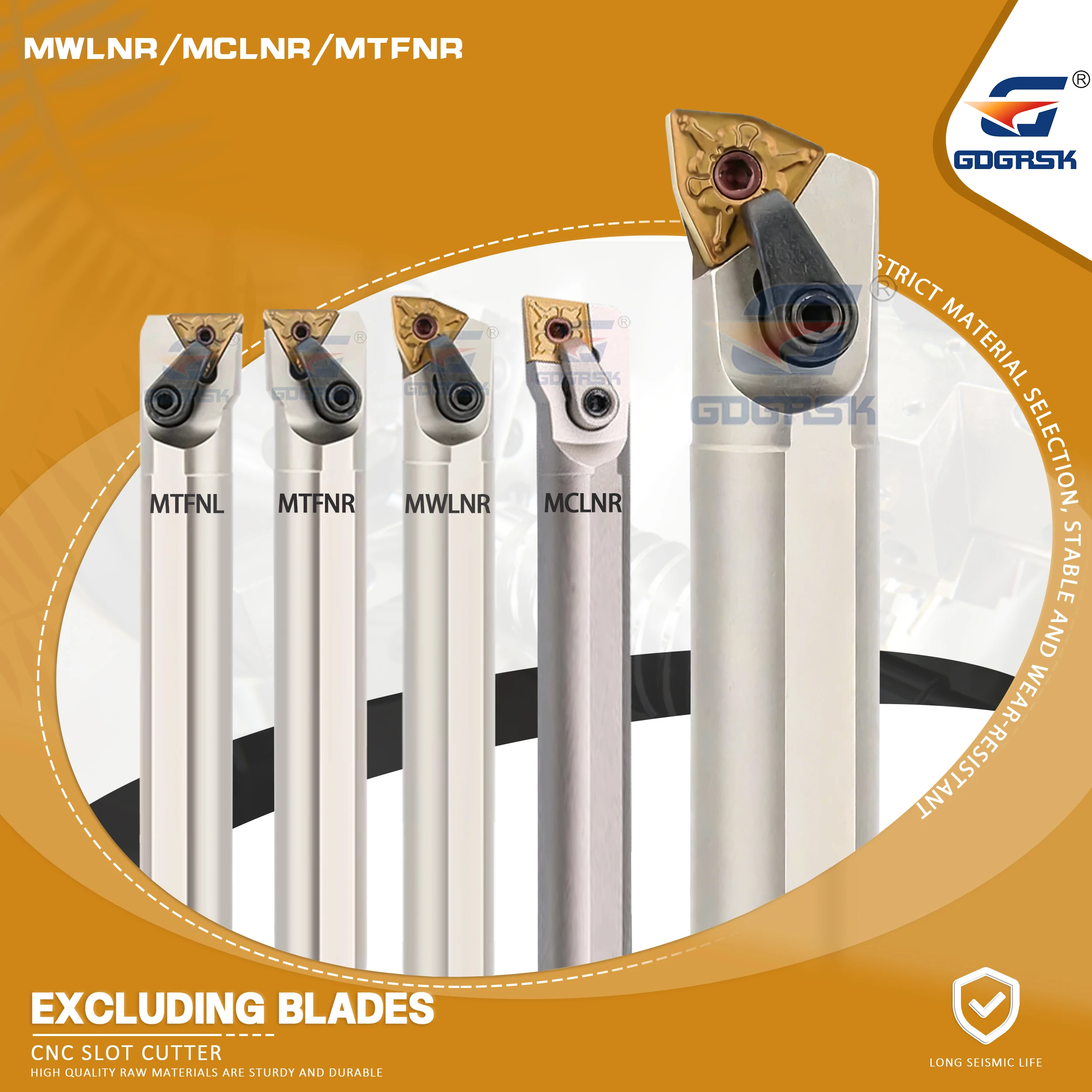 S16Q-MWLNR08 S18R-MWLNR08 S20R-MWLNL08 S25S-MWLNR08 Boring Inner Hole Seismic White Tool Holder Lathe Machining Cutting Cutters
