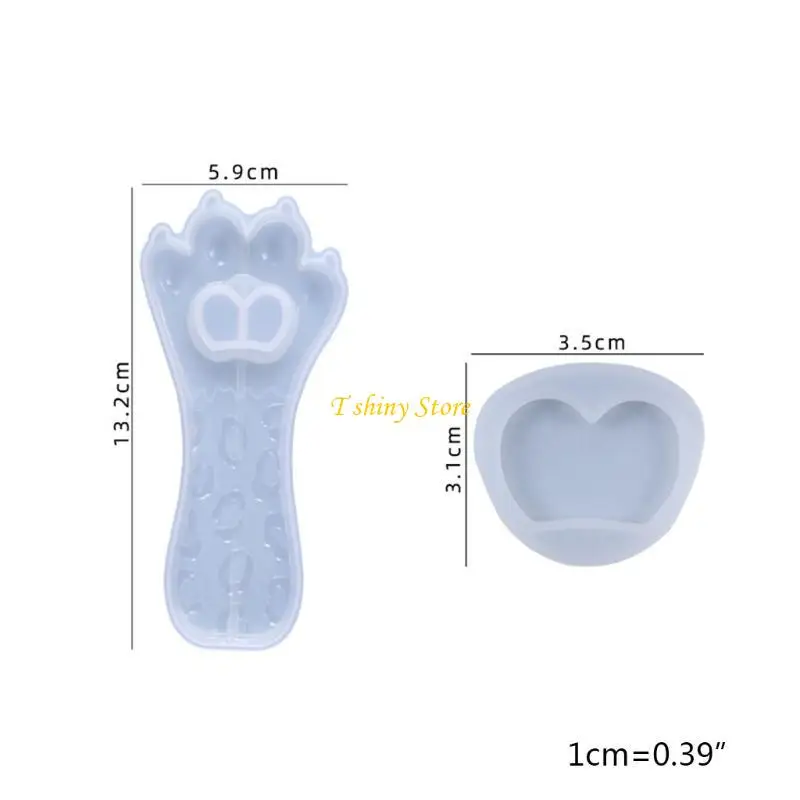 

N58F Handicrafts Keychain Resin Mold Handmade Corkscrew Bottle Opener Casting Mold DIY Crafts Jewelry Pendant Casting Mold