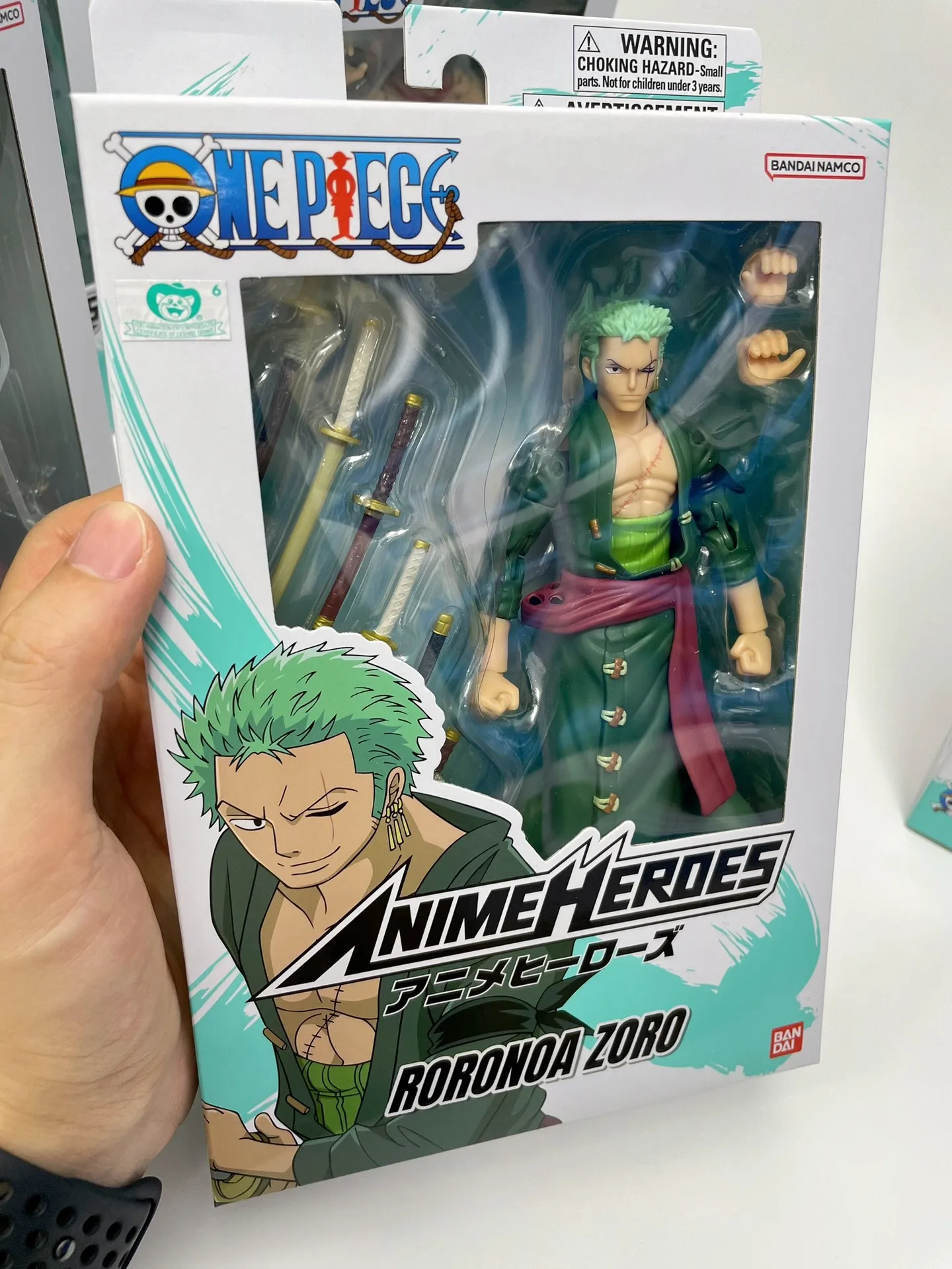 Original Bandai One Piece Luffy Roronoa Zoro Franky Chopper Action