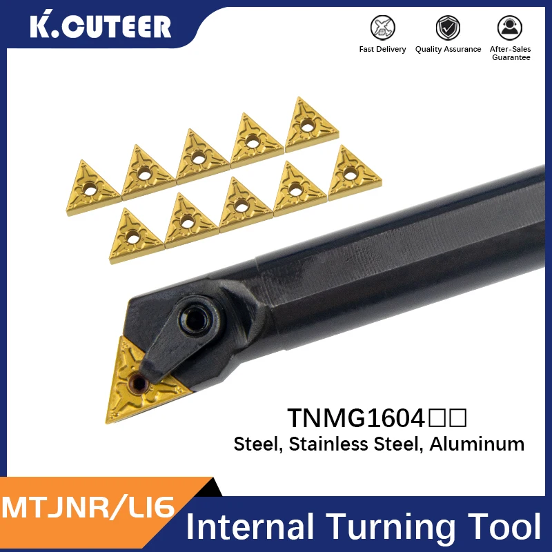 S18Q-MTJNR16 S20R-MTJNR16 S32T-MTJNR16 CNC Turning Tool Lathe  Internal Boring Holders Lathe Cutter Bar For TNMG Carbide Inserts