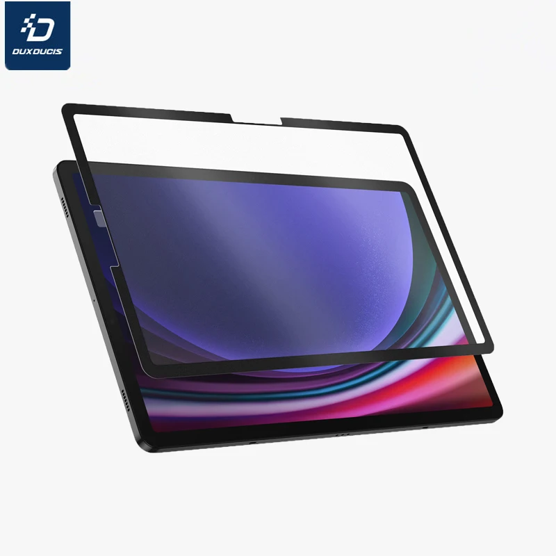 

DUX DUCIS removable Circular use Paper like film For Samsung Tab S9 washable Stable without curling edges Screen Protector