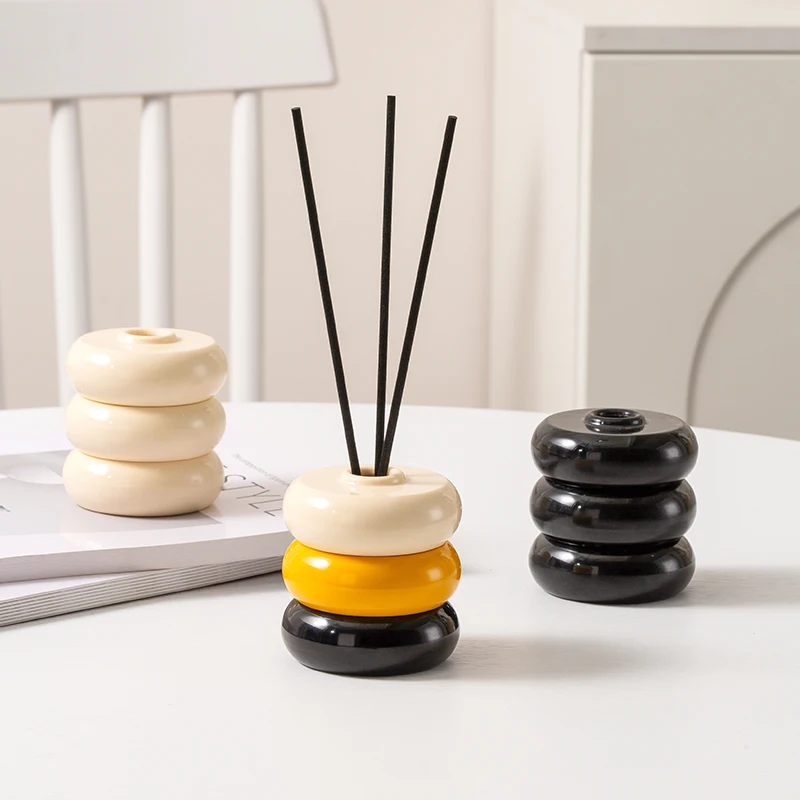 【Epeiushome】 Nordic Ins Style Donut Aromatherapy Ornaments Bedroom Room Diffuser